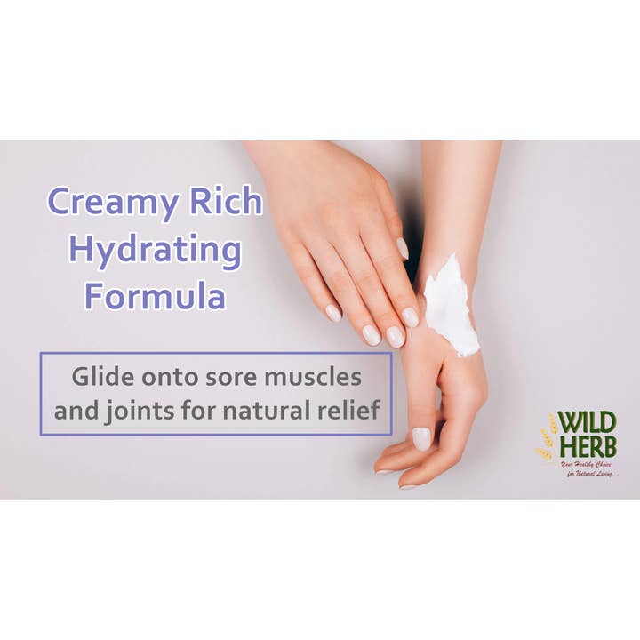 Wild Herb Soap Co - Wholesale Body Cream/Lotion - Silky Magnesium Cream Bulk Buy Rosewood Essential Oil Scent