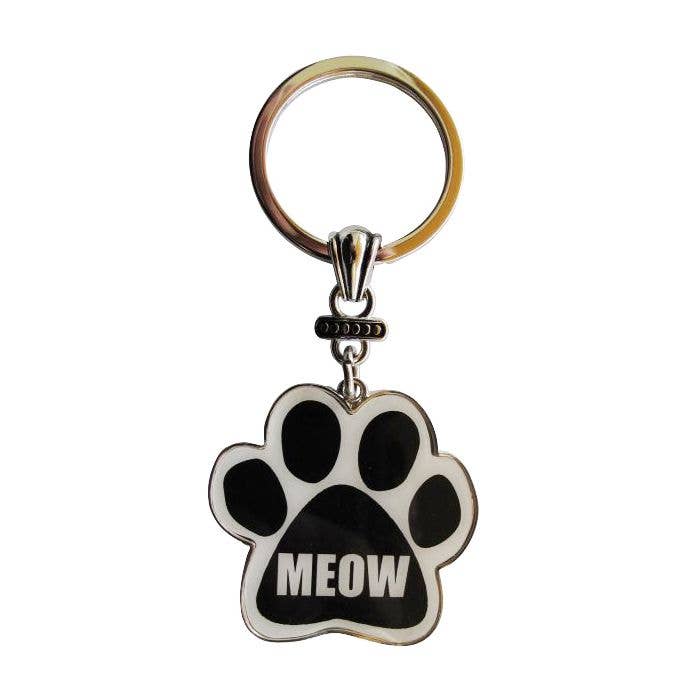 Meow Keychain for wholesale by E&S Pets