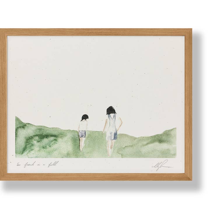 Cocoshalom - Wholesale Art Print - Two Friends in a Field