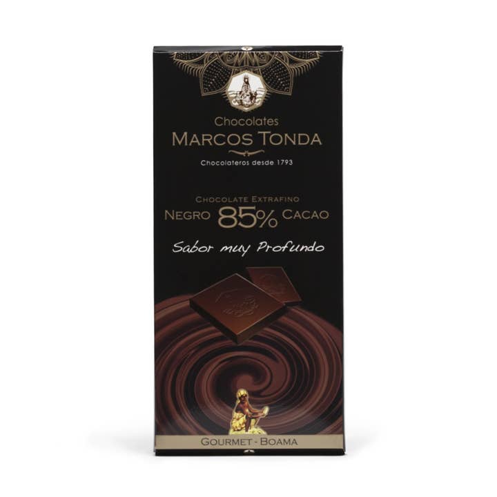 Boama Gourmet Dark Chocolate 85% Cocoa 100g for wholesale by Chocolates Marcos Tonda