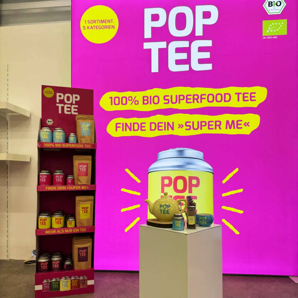 POP TEE - Wholesale Retailer Display - Food & Drink - POP TEA POS Display - Organic Superfood Tea2