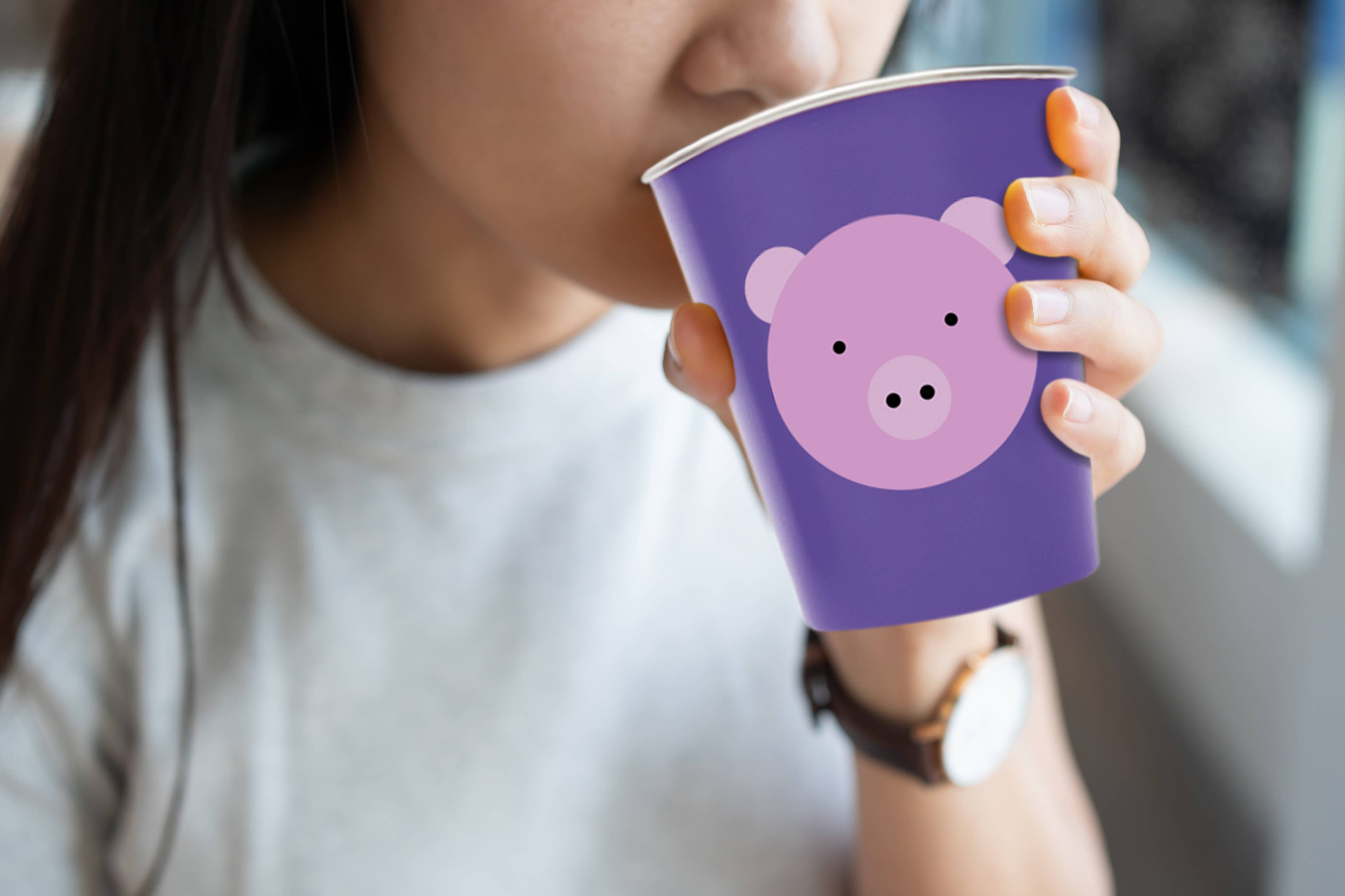 Fox Run Brands - Wholesale Drinking Glass/Cup - Kids & Baby - Red Rover Kids Animal Cup, Stainless Steel, Set 4, 10-Ounce3