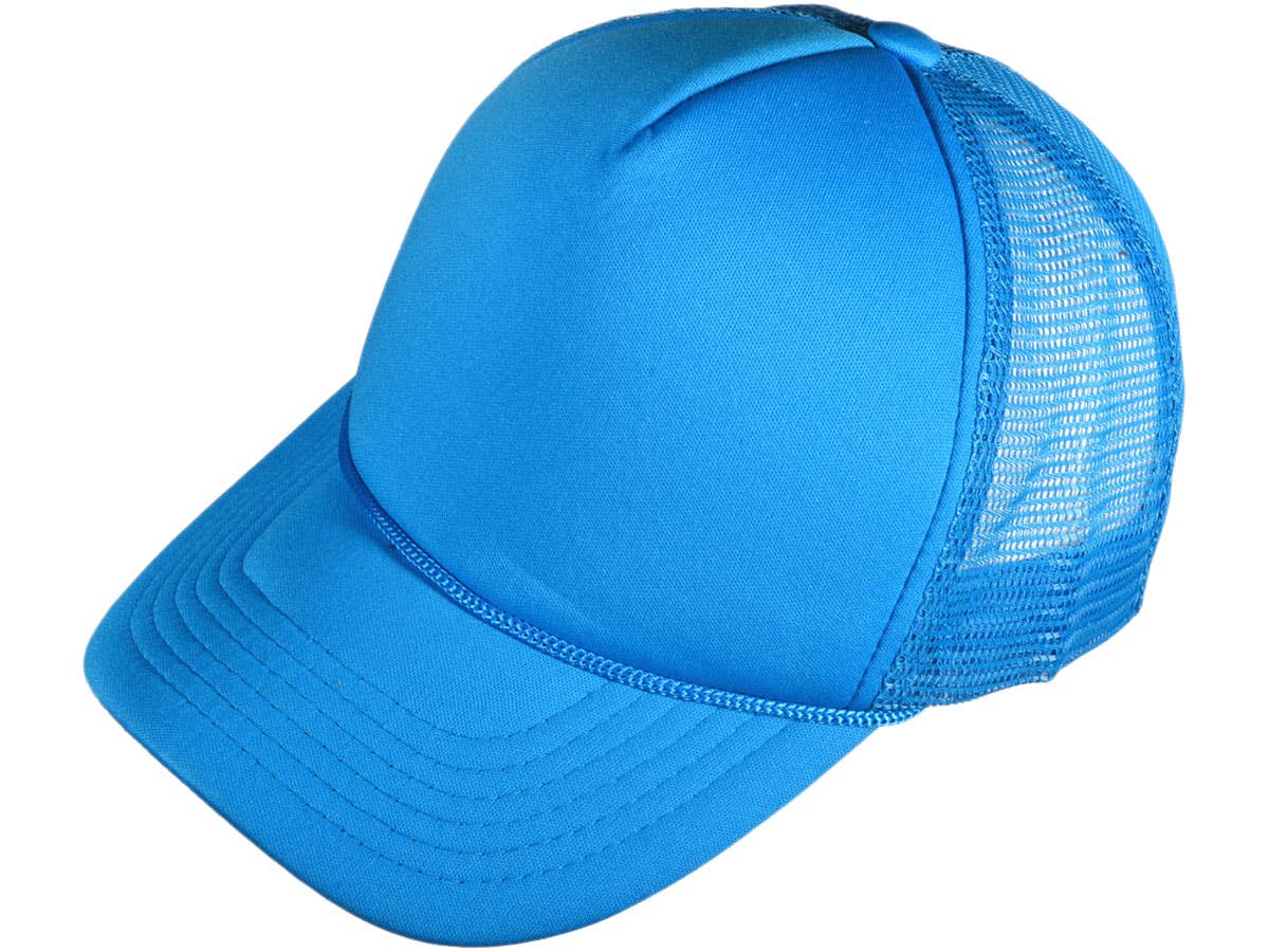 Buck Wholesale – Großhandel Trucker-Cap – Unisex – Buck Wholesale Schlichte Schaumstoff-Trucker-Caps mit Netzrückseite, mittleres Profil (44 Farben)4