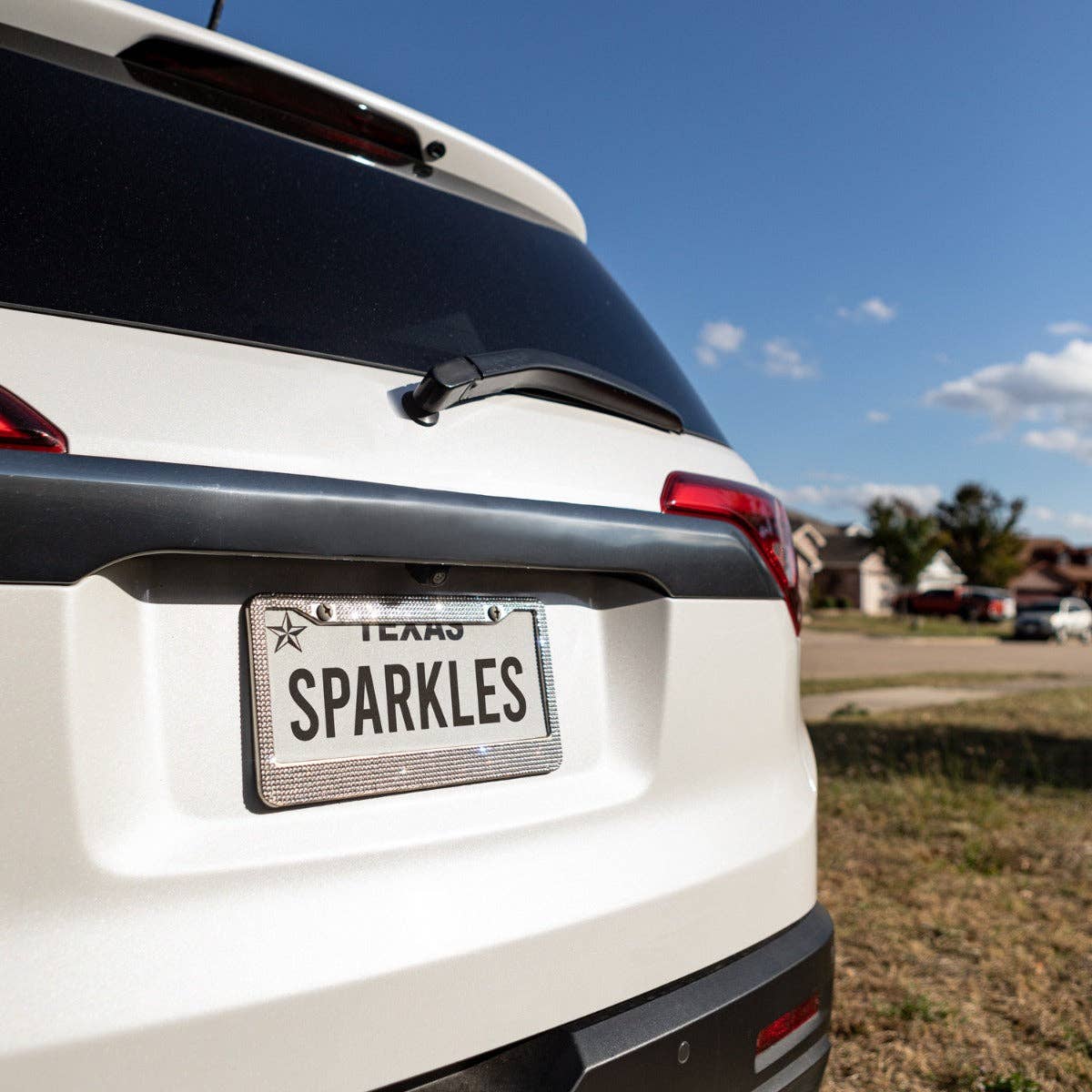 Sparkles Home - Wholesale Car Decorative Charm - Unisex - Strass Double License Plate Frame Set5