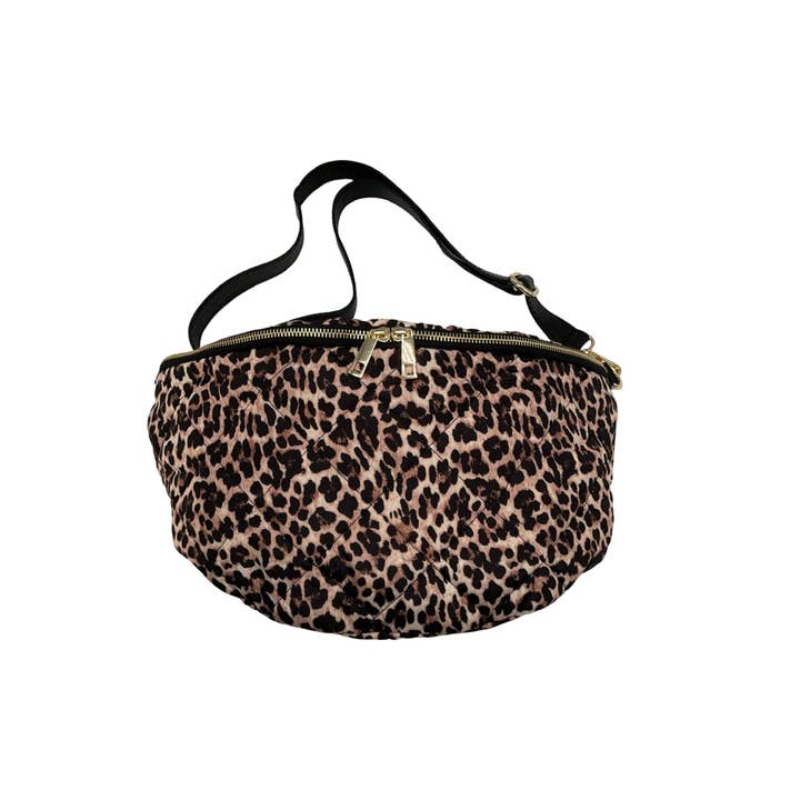 Louisa lee - Wholesale Belt Bag - Women's - BANANA SAUVAGE FABRIC WITH LEATHER UPHOLSTERY2