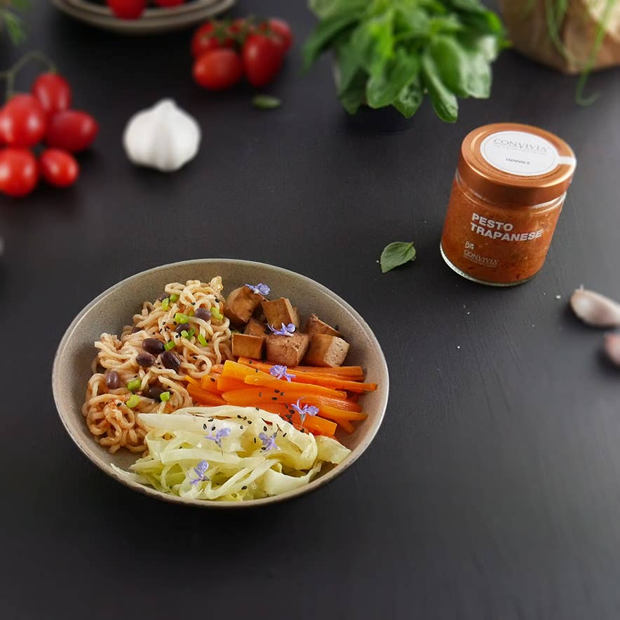 CONVIVIA for italian food lovers – Großhandel Pesto – Bio Trapanese Pesto 190 g6