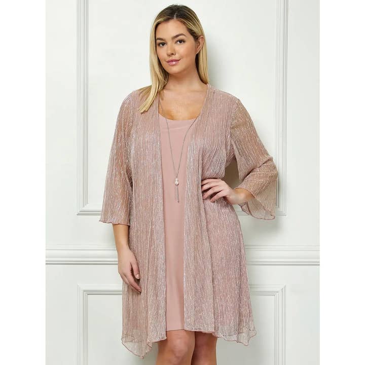 CARDIGAN FLUIDE S~3XL, ROBE COURTE UNE PIÈCE pour la vente par Winslow Collection