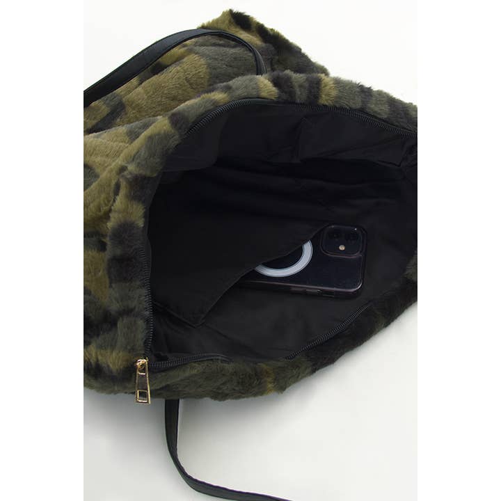 Hana - Wholesale Tote Bag - Women's - Camouflage Zipper Tote Bag1