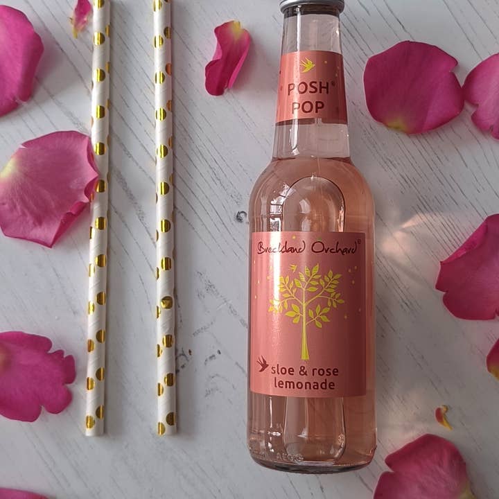 Breckland Orchard – wholesale Soda/carbonated drink – Sloe and Rose Posh Pop 12 x 275ml by Breckland Orchard3