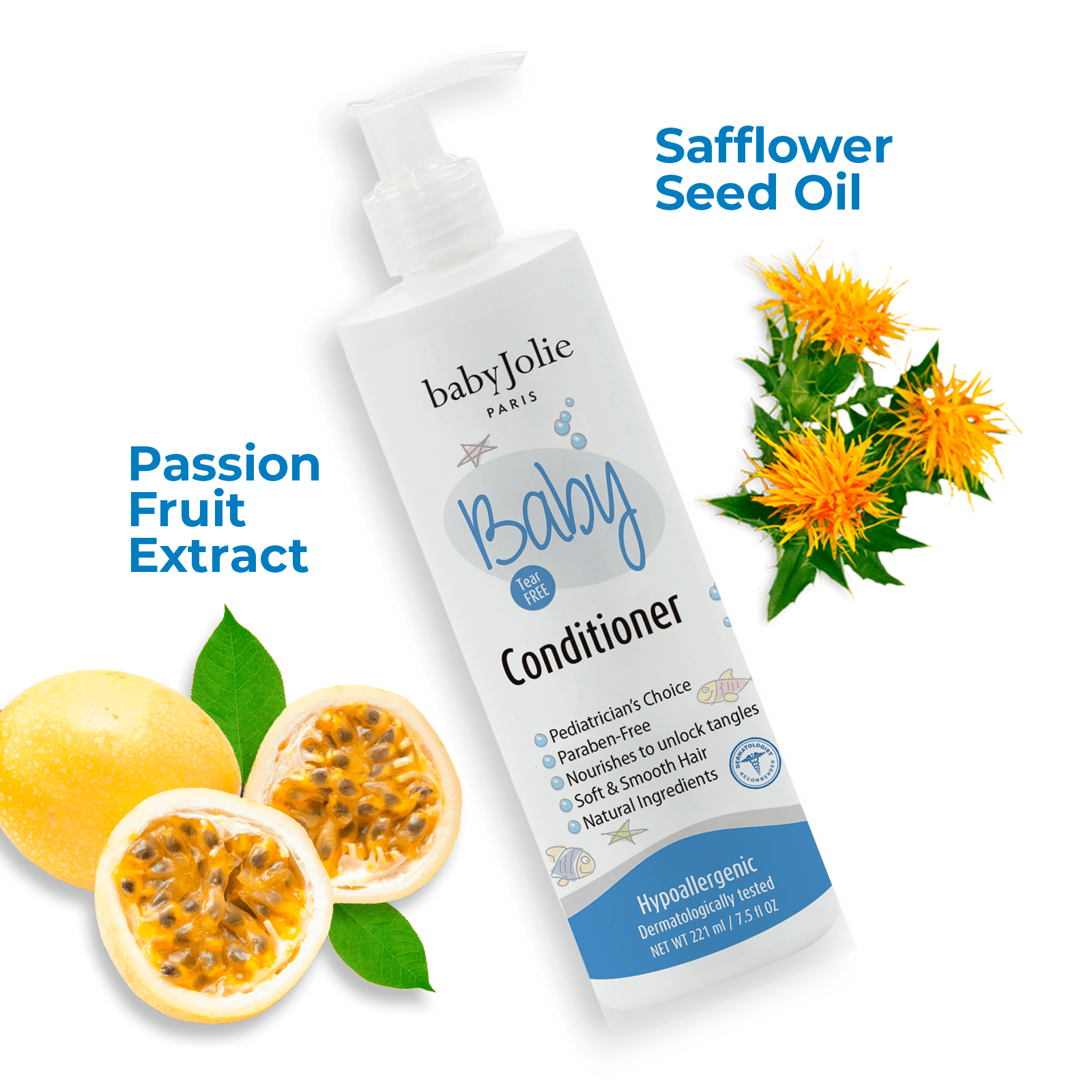 Baby Jolie - Vente Après-shampoing – bébé - Après-shampooing pour bébé | 7,5 oz (221 ml)3