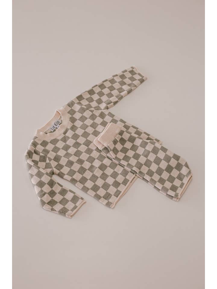 Le Edit - Venta al por mayor Jersey de punto - Mujer - Jersey de punto de cuadros Kanuka para mujer1