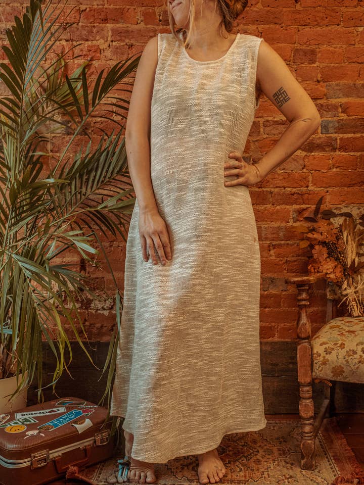 Summer Mesh Cotton Dress, Beach Coverup, Beachy BOHO Dress for wholesale by Gardenbelle Shop