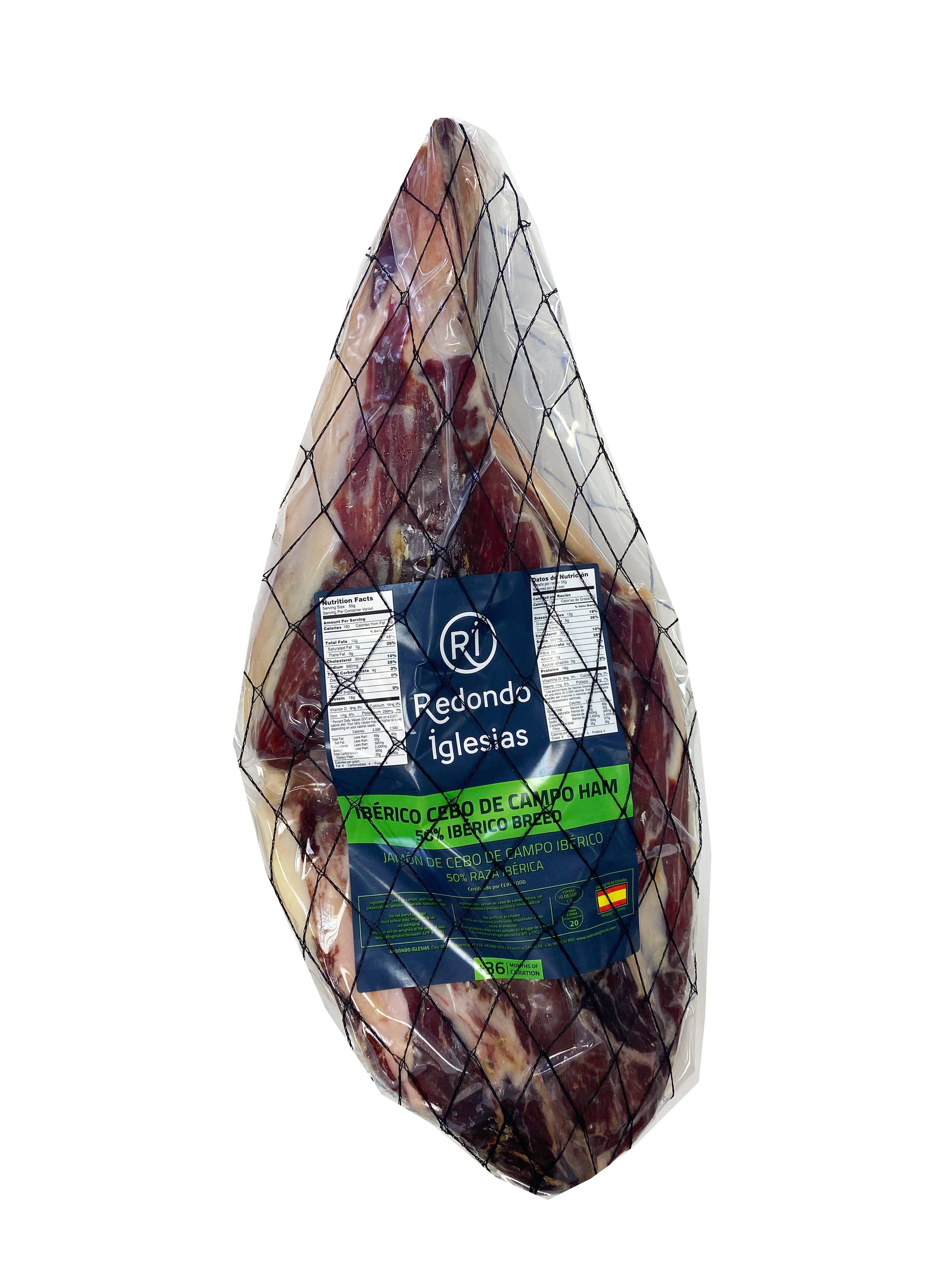 Redondo Iglesias - Wholesale Ham - Iberico Ham Grain-Fed 36 months aged - Boneless