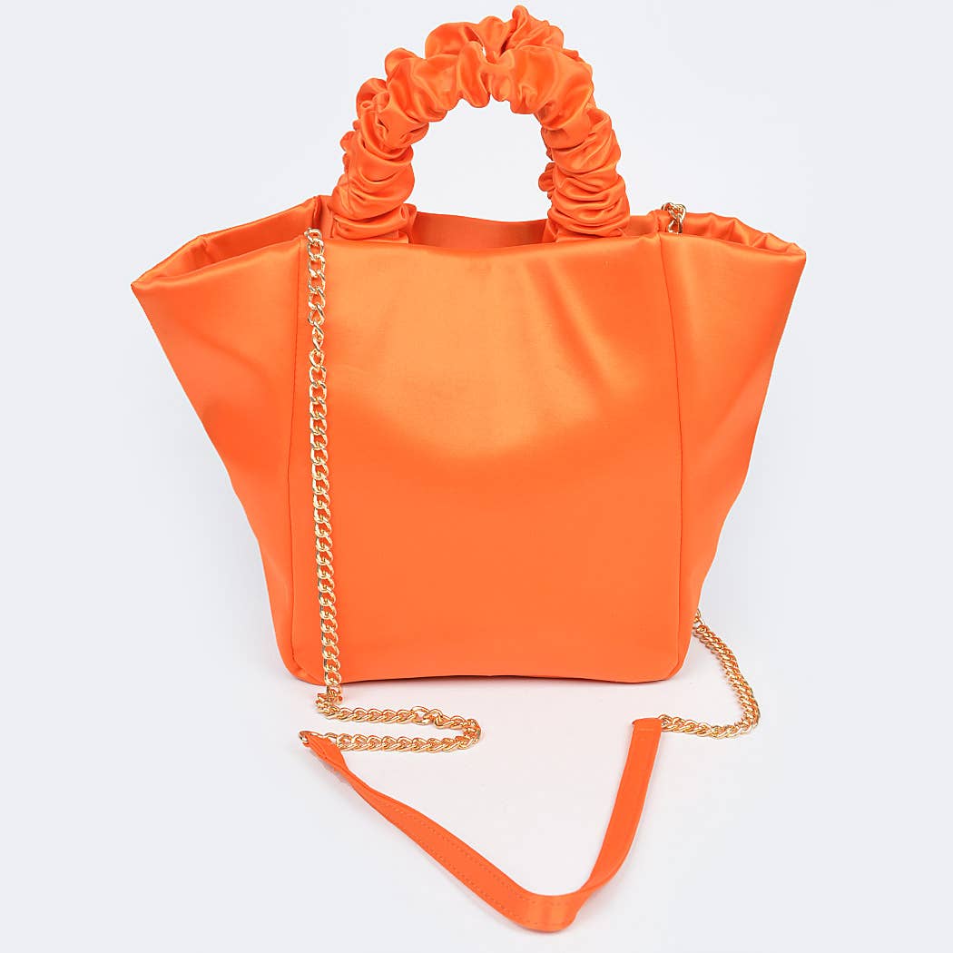 3AM BY H&D ACCESSORIES - Wholesale Draagtas - Dames - Satijnen draagtas met ketting9