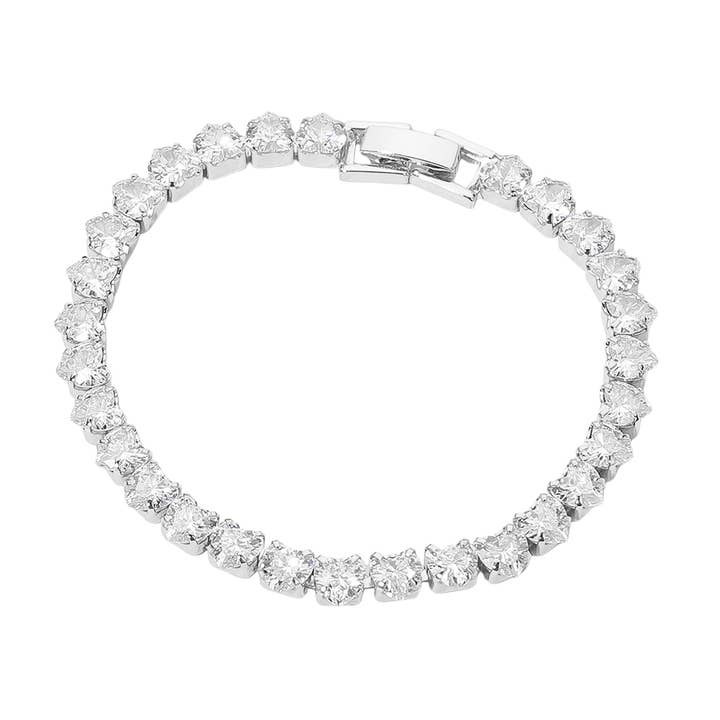 Sensibling Corp. - Wholesale Tennis Bracelet - 18K Gold Dipped Elegant Round Tennis Chain Bracelet3