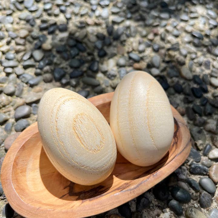 All Wooden Elements - Wholesale Musical Toy - Kids & Baby - Ash Wood Egg Shakers Baby Sensory Toy Instrument