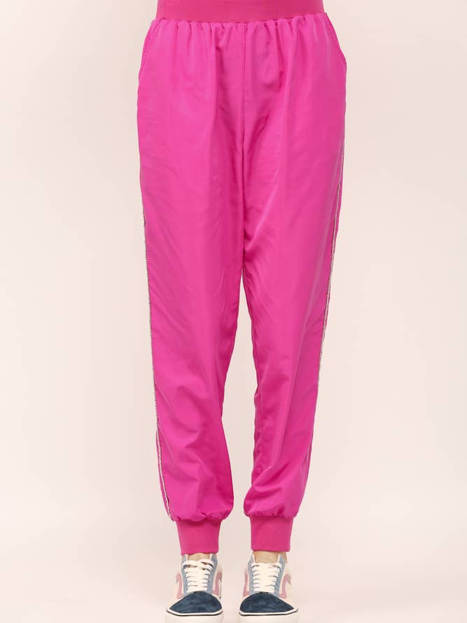 LT WEIGHT JOGGER W/ RHINESTONE SIDE SEAM LP6029 for wholesale by FATE