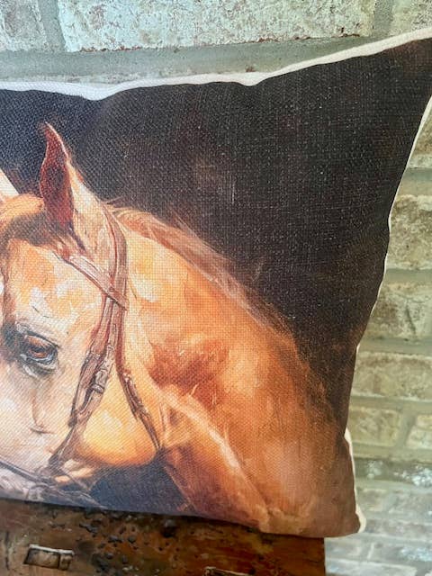Rustic Nester - Wholesale Throw/Decorative Pillow - Equestrian  horse home decor throw pillow, Western home 2