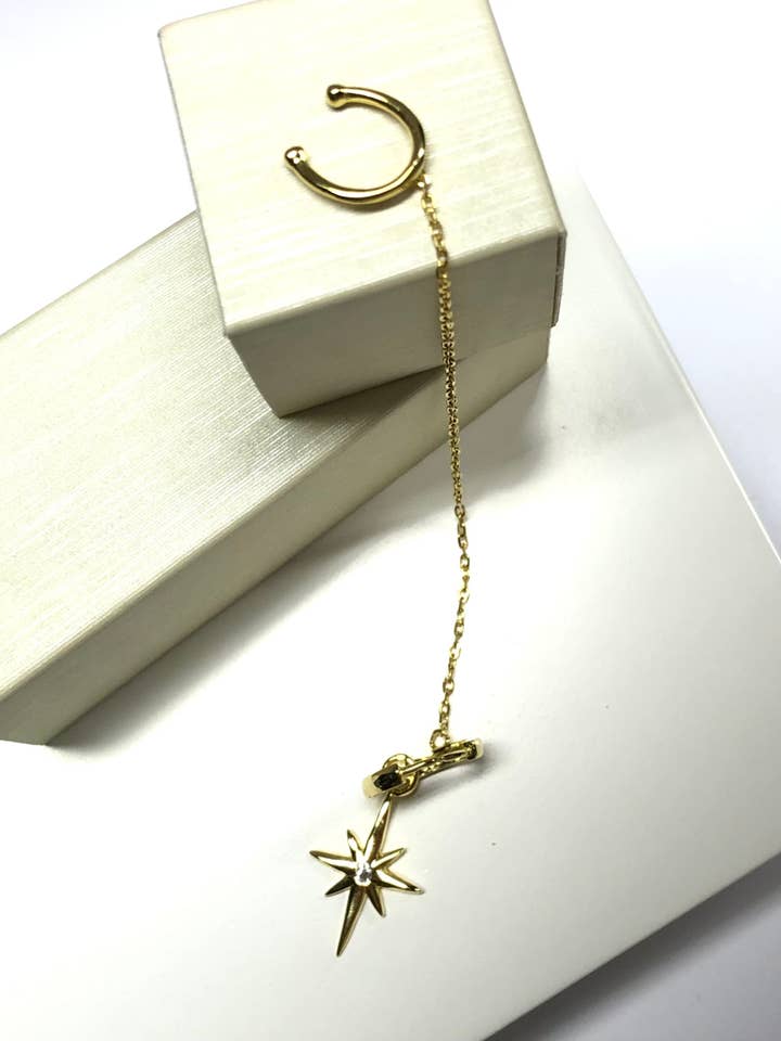 Zilveren Siren Oorclips D zilver 925 voor wholesale door DEMARCA