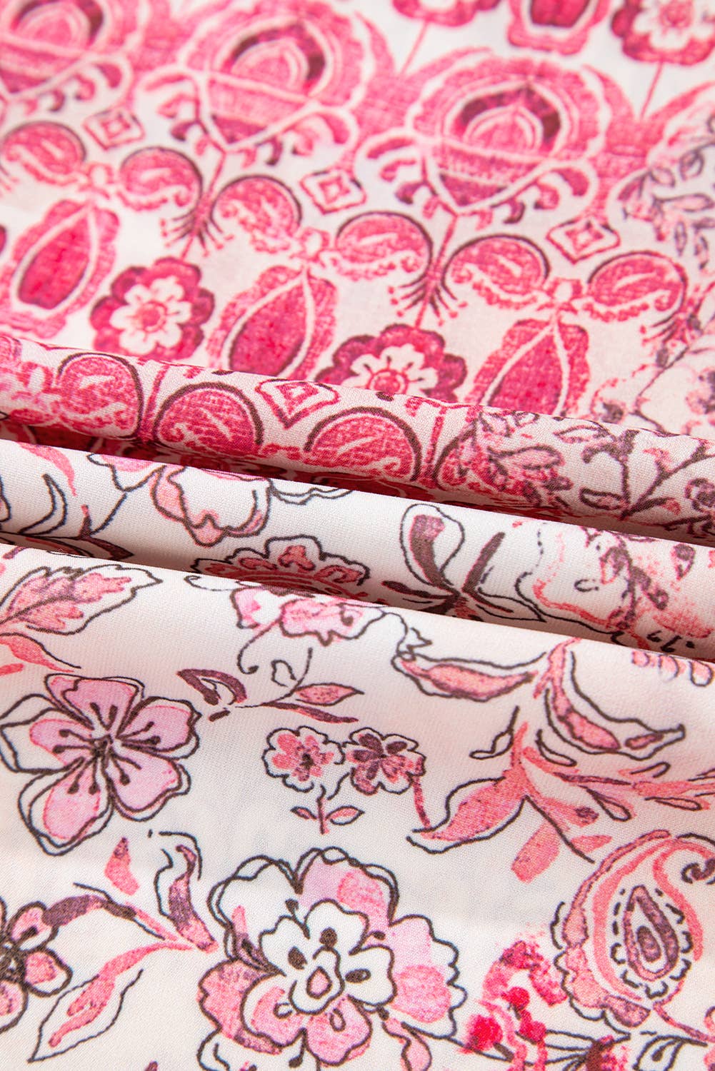 Red Boho Pattern Print Tassel Drawstring High Waist Maxi Dress for wholesale on Faire7