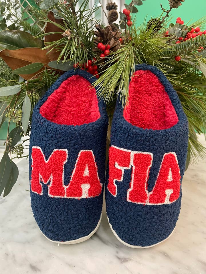 The Good Sole Company - Wholesale Slippers - Women's - Buffalo Bills MAFIA Slippers