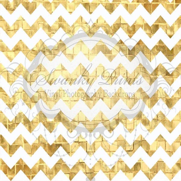 SWANKY PRINTS ORIGINAL 5 ft x 5 ft/guld tegel Chevron för wholesale av Swanky Prints
