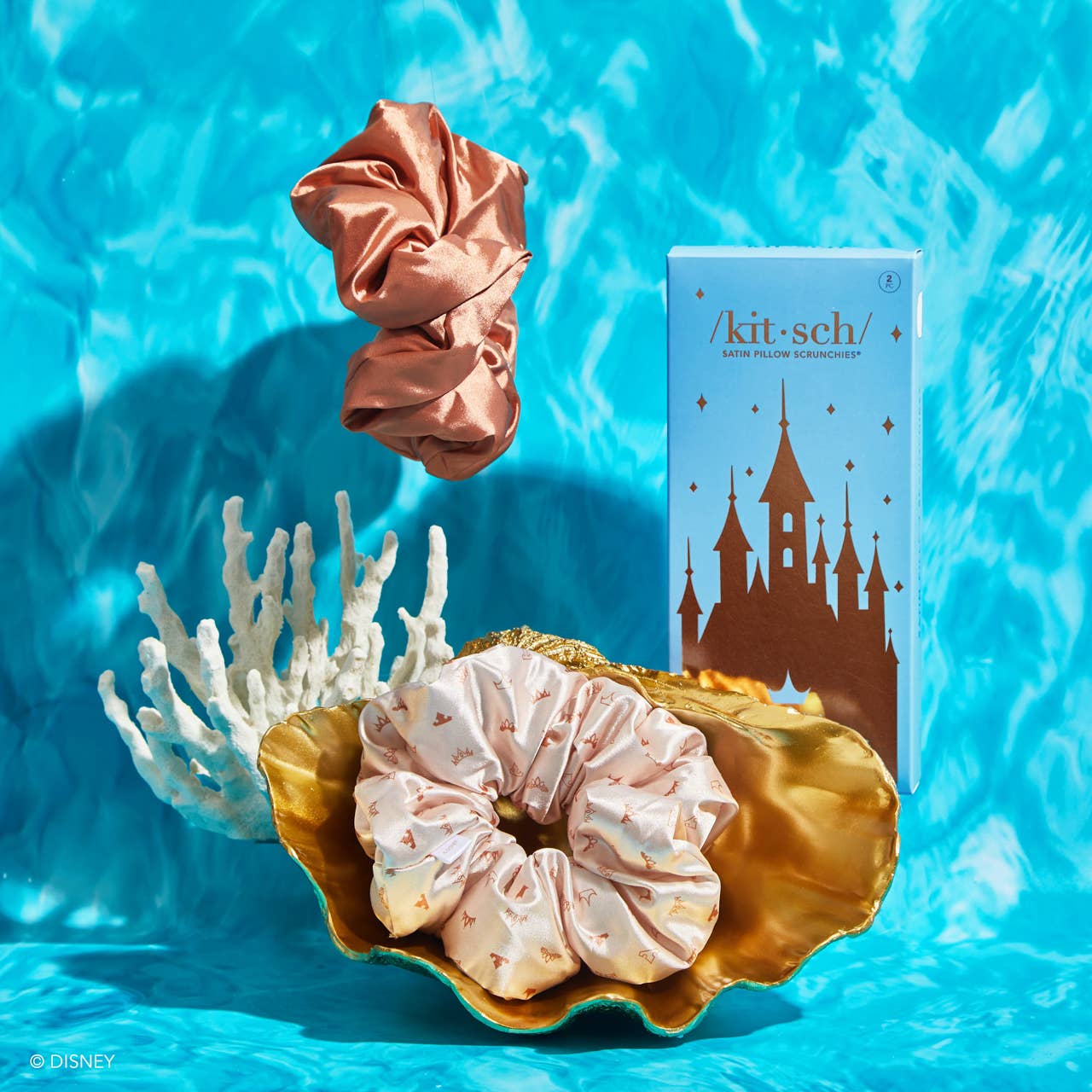 KITSCH – wholesale Scrunchie - Women’s – Disney x Kitsch Pillow Scrunchies - Desert Crown6