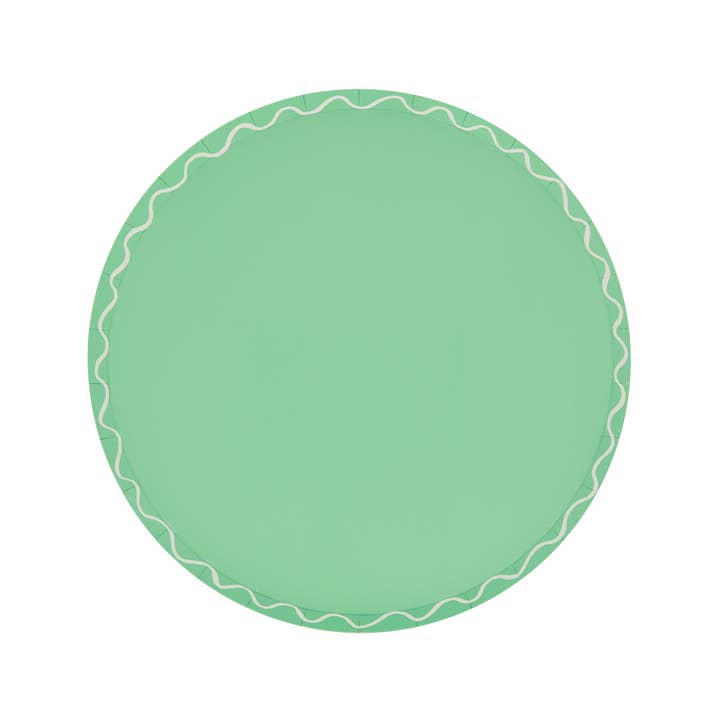 Meri Meri – wholesale Disposable plate – Mixed Wavy Line Side Plates8
