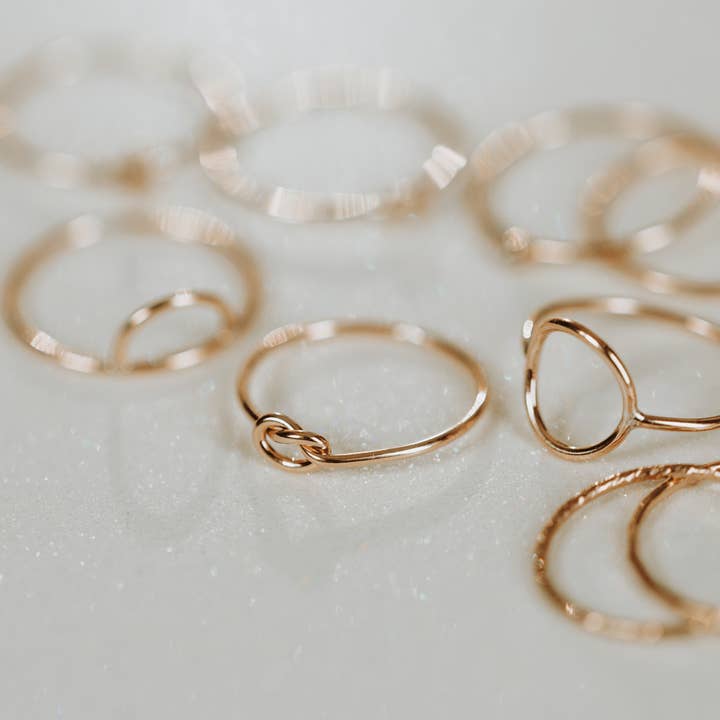 Gold Filled Knot Ring for wholesale on Faire7