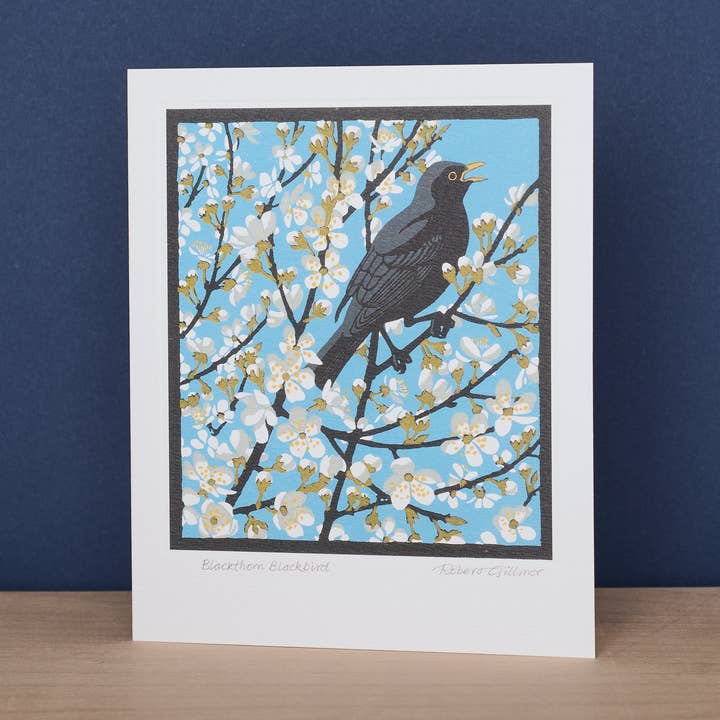 Schwarzdorn Amsel für den Großhandel von Art Angels