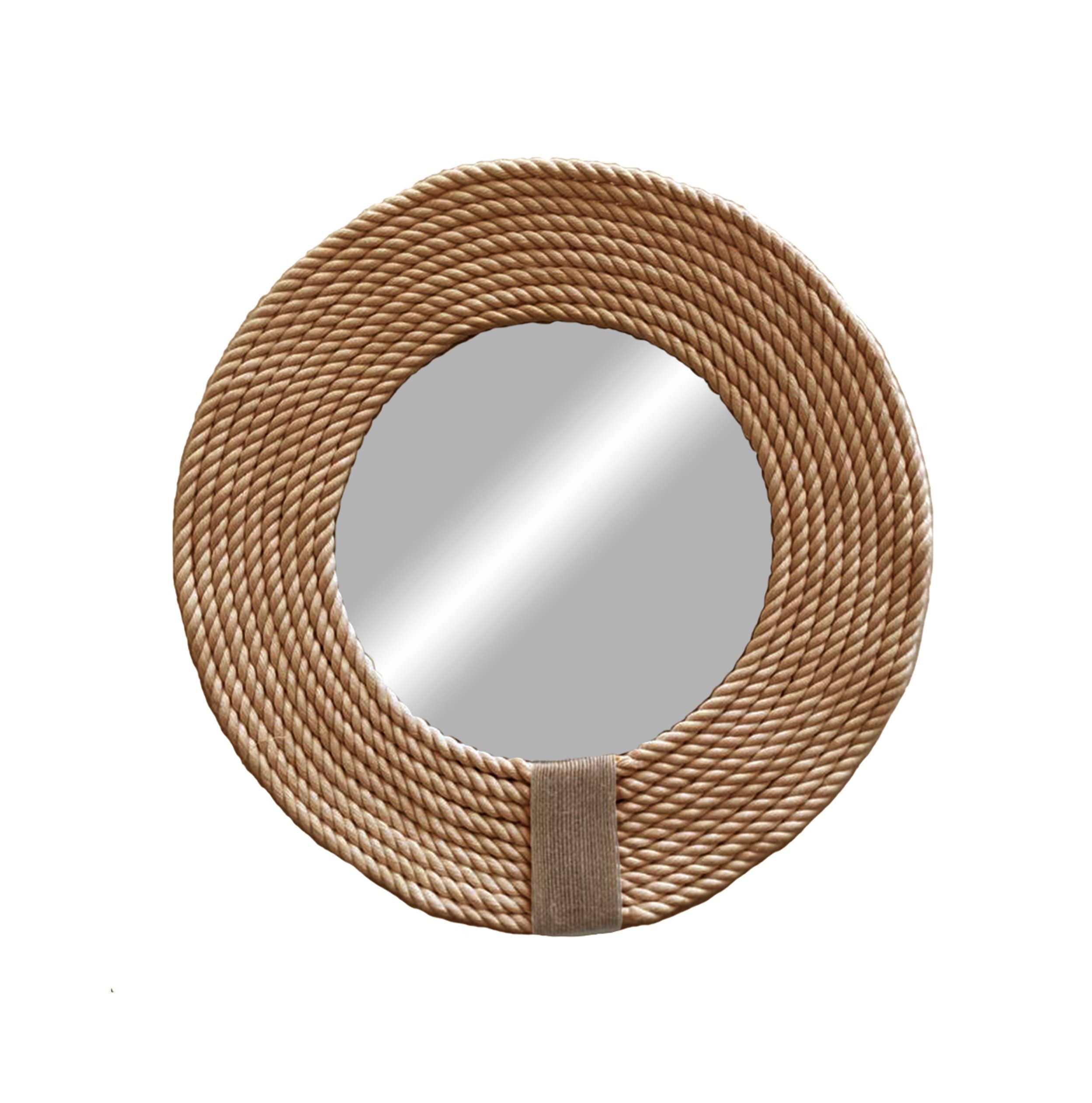 Geometrik Design - Wholesale Wall Stone - Round White Cotton Rope Boho Mirror8
