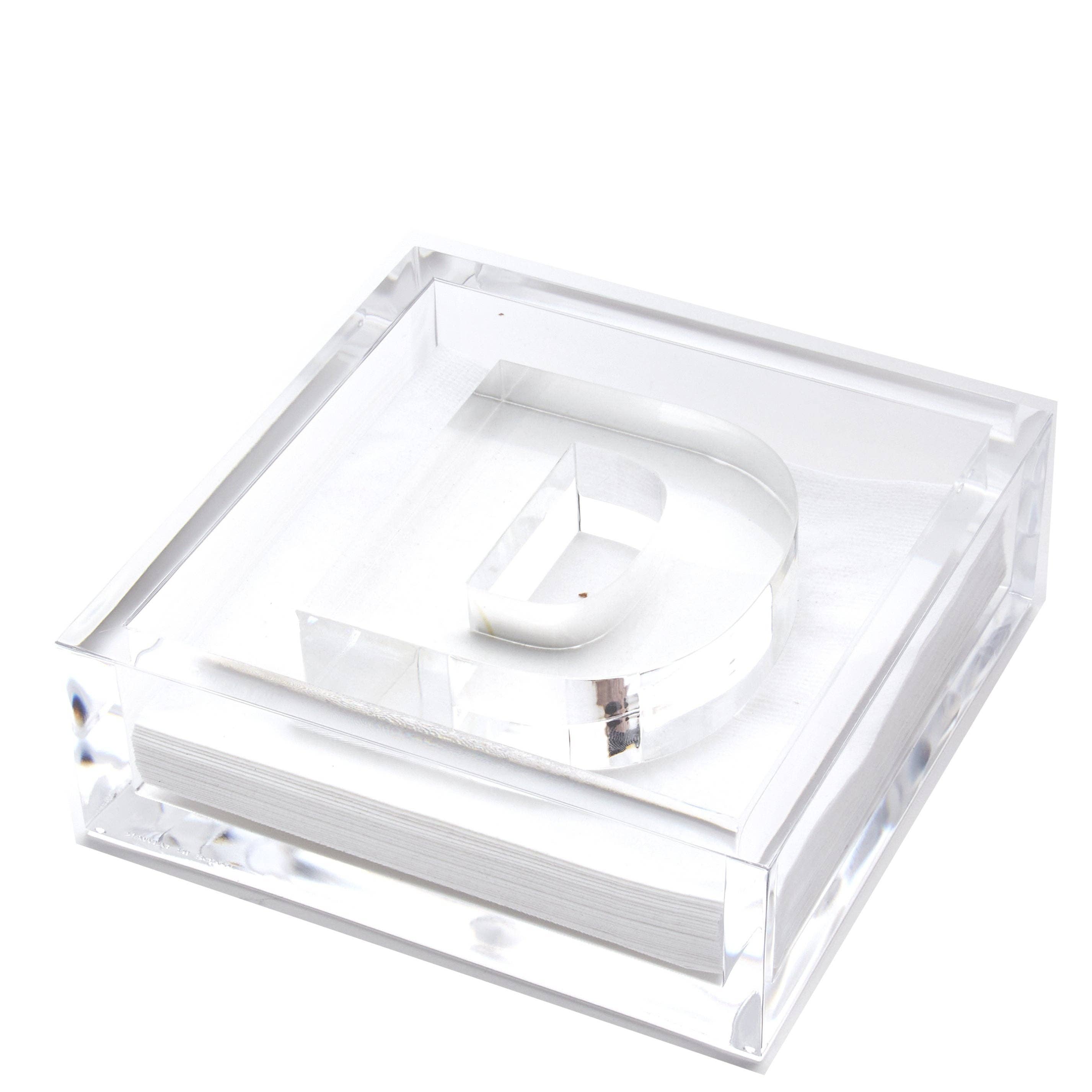 Tara Wilson Designs - Vente Porte-serviette - PORTE-SERVIETTES À COCKTAIL INITIAL3