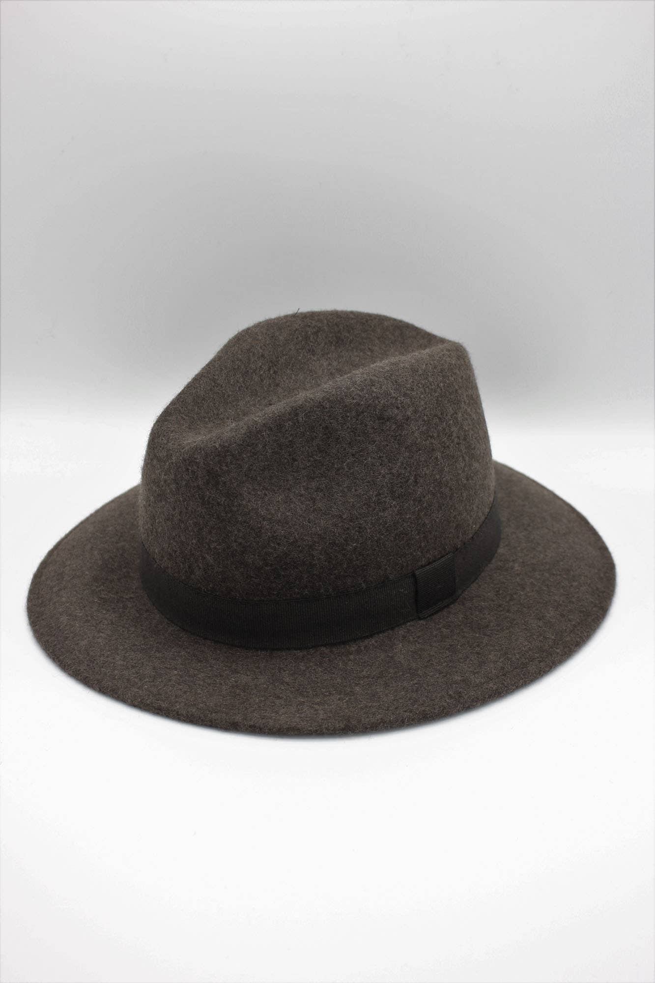 Hologramme Paris - Wholesale Fedora - Unisex - Heather Classic Wool Fedora Hat with Ribbon7