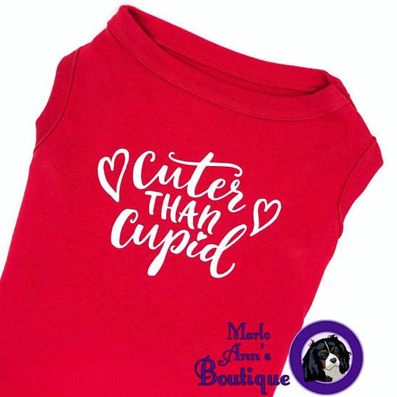 Cuter Than Cupid Pup Tee for wholesale by Marlo Ann's Boutique