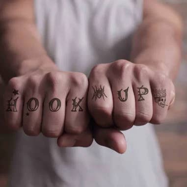 Everybody Has Skin LLC - Wholesale Temporary Tattoo - HOOKUP BRAND TEMPORARY TATTOO SHEETS (9) -SPECIAL FX MAKEUP10