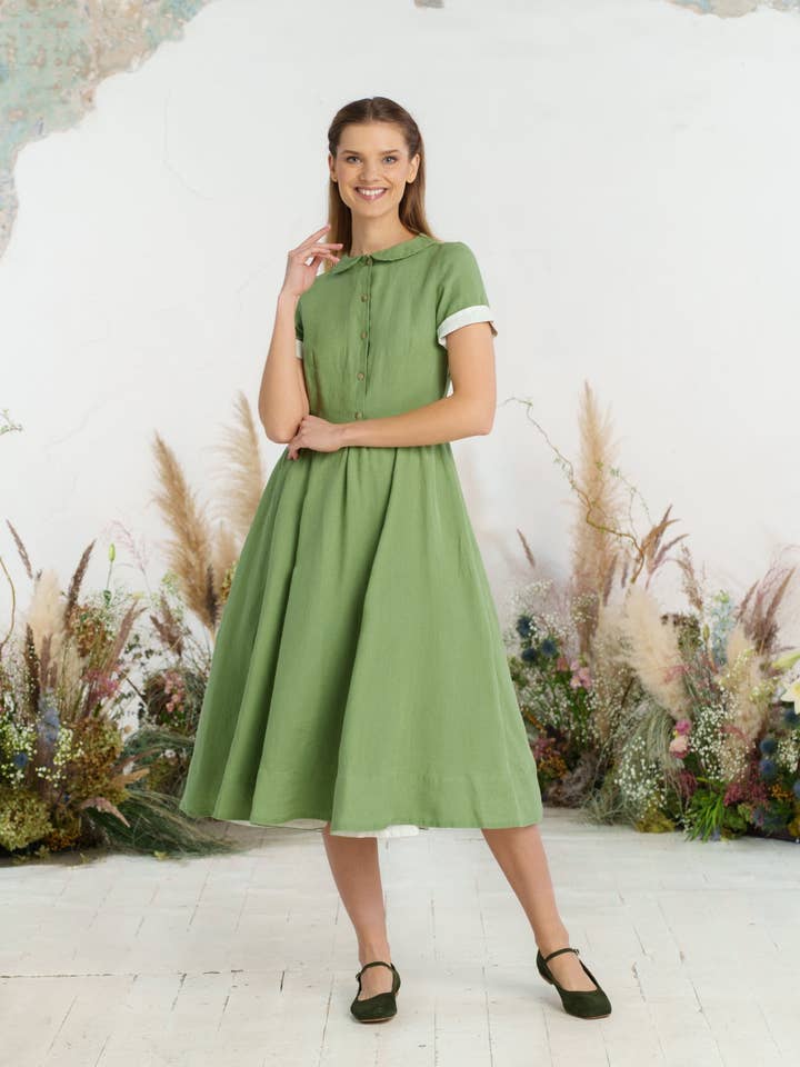 Son de Flor - Wholesale Dress - Women's - Classic Dress, Short Sleeve14