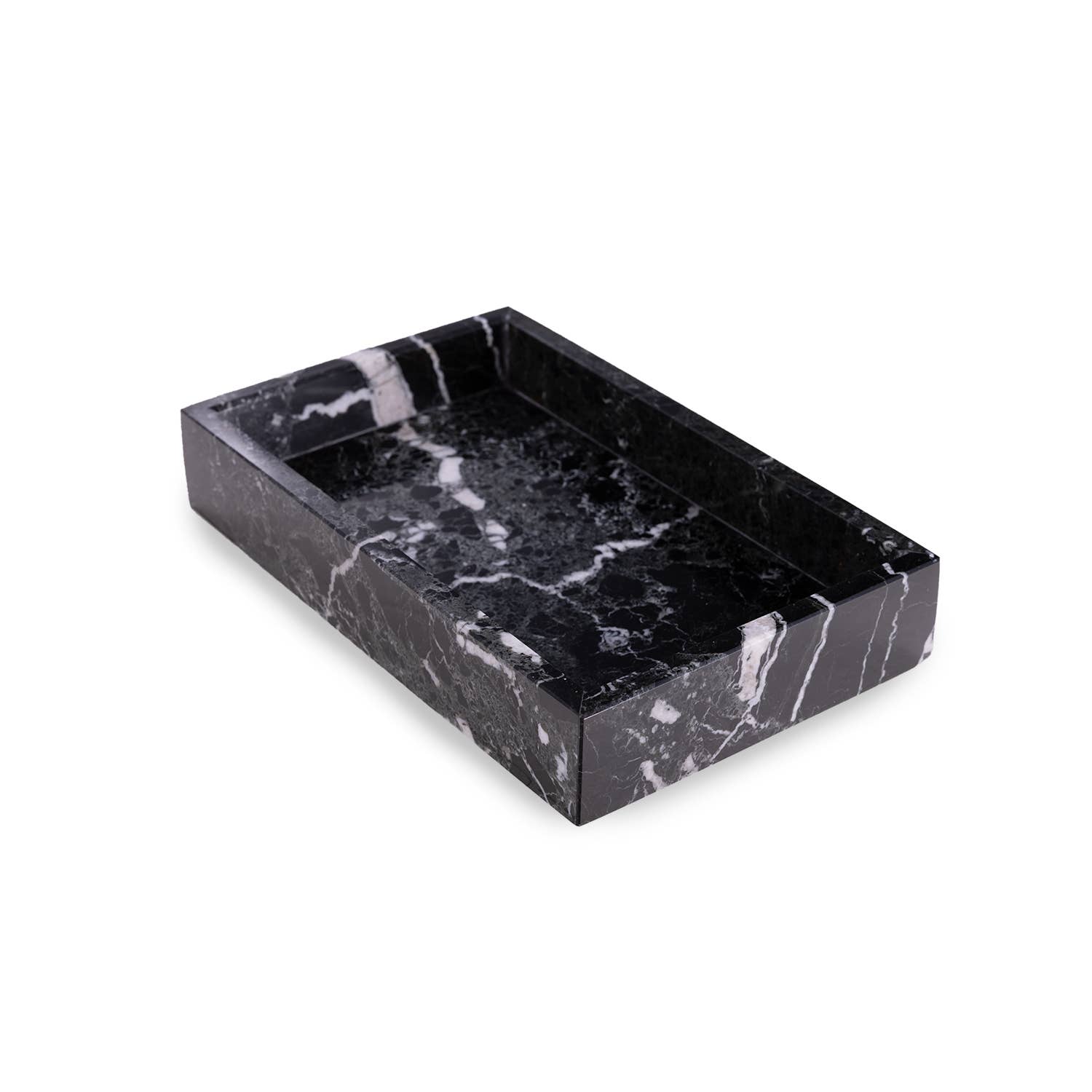 BeyBerk International - Wholesale Decorative Tray - Ezra Genuine Marble Guest Towel Tray4