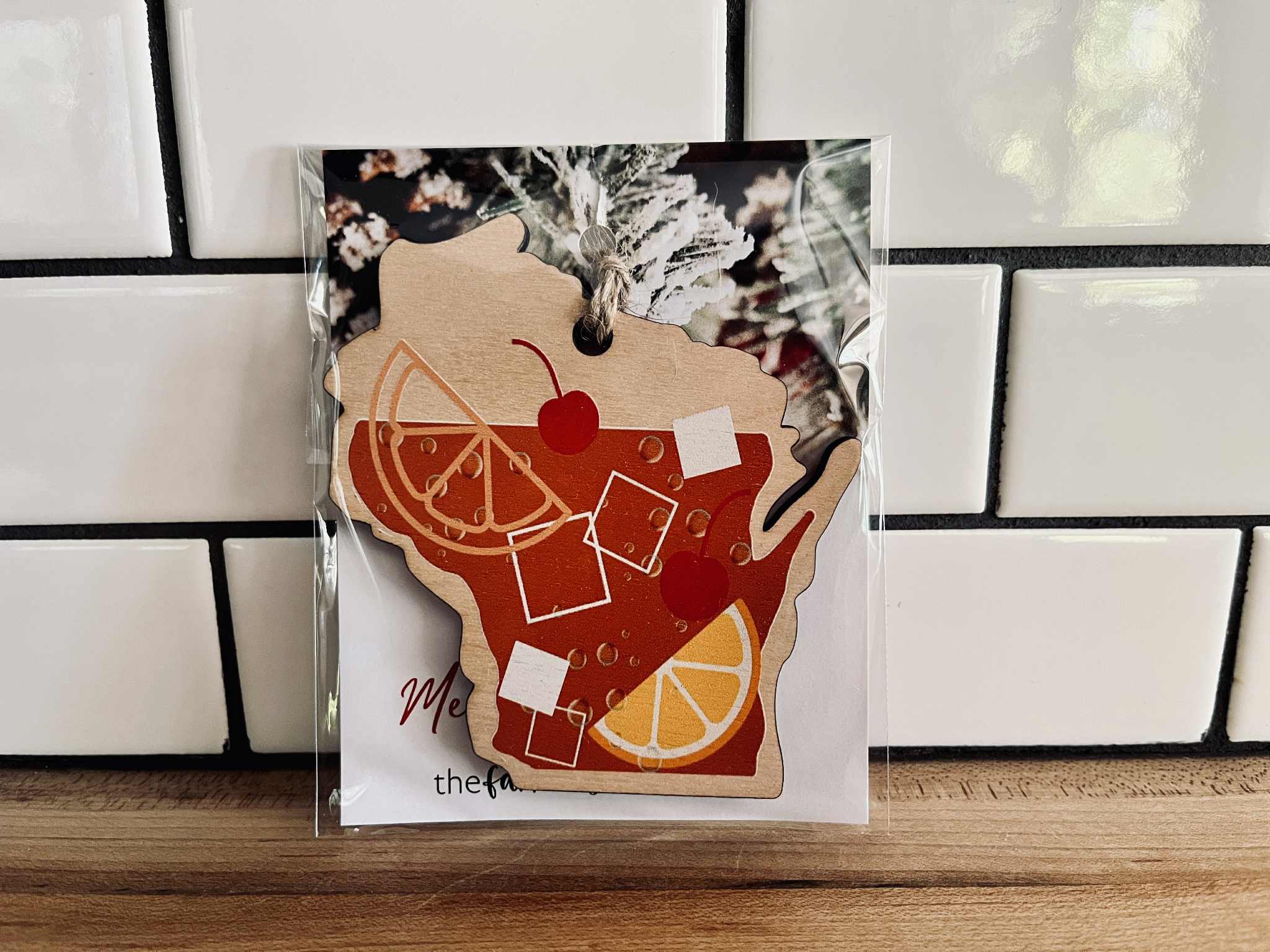 The Farmer's Wife - Wholesale Ornament - Wisconsin Old Fashioned Ornament – Farmhouse Christmas Decor3