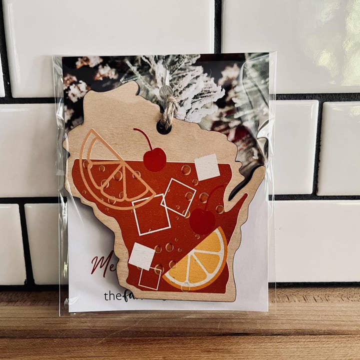 The Farmer's Wife - Wholesale Ornament - Wisconsin Old Fashioned Ornament – Farmhouse Christmas Decor3