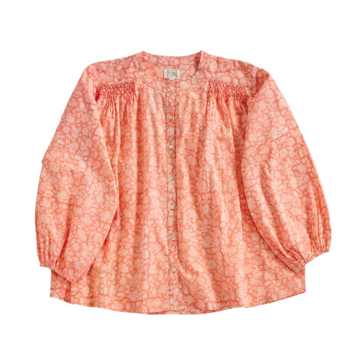 Elise Women's Blouse - Jaya Peony Rose for wholesale by Bonheur du Jour