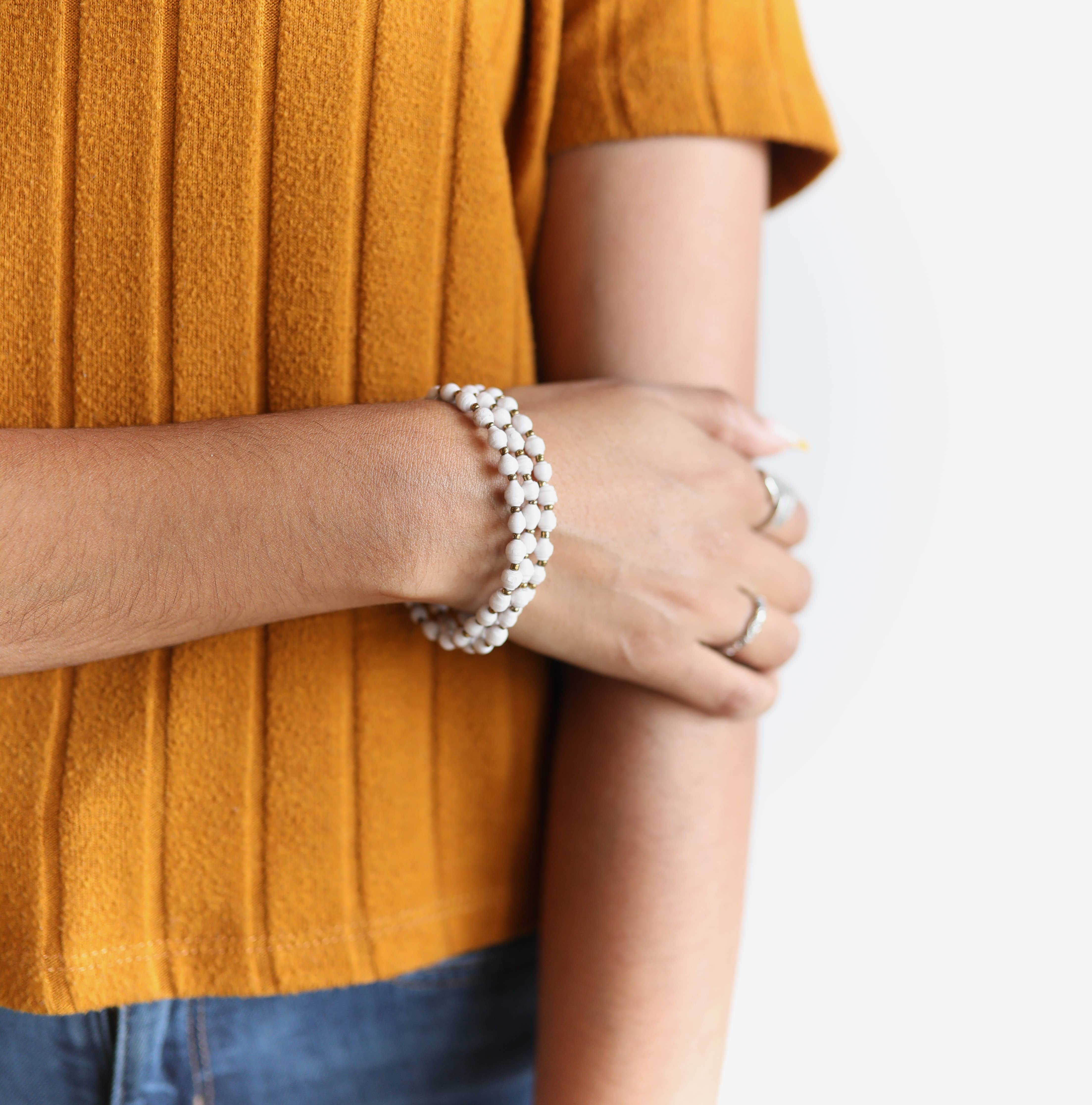 Ornaments 4 Orphans - Wholesale Beaded Bracelet - Maasai Paper Bead Bracelet7