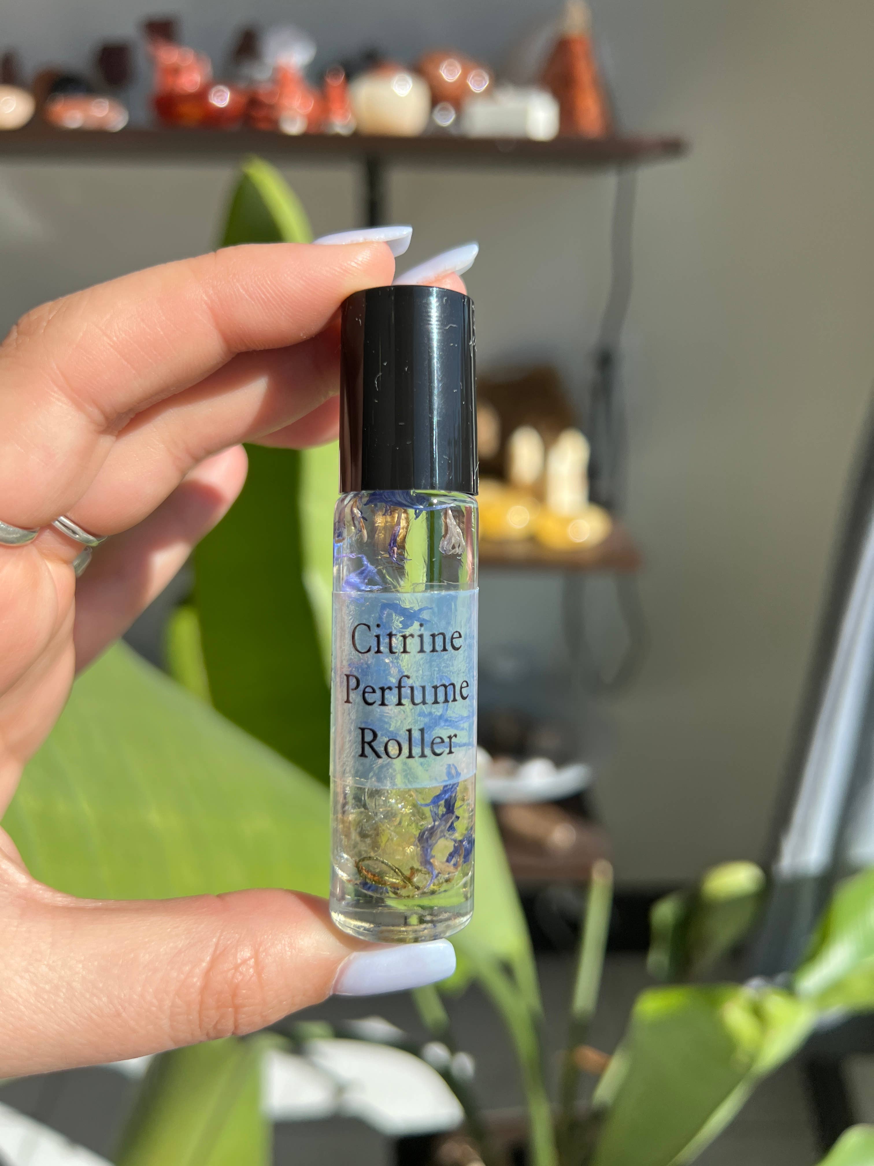 Sapphire & Sage - Vendita all'ingrosso Fragranza roll-on - Profumo Roller in cristallo citrino