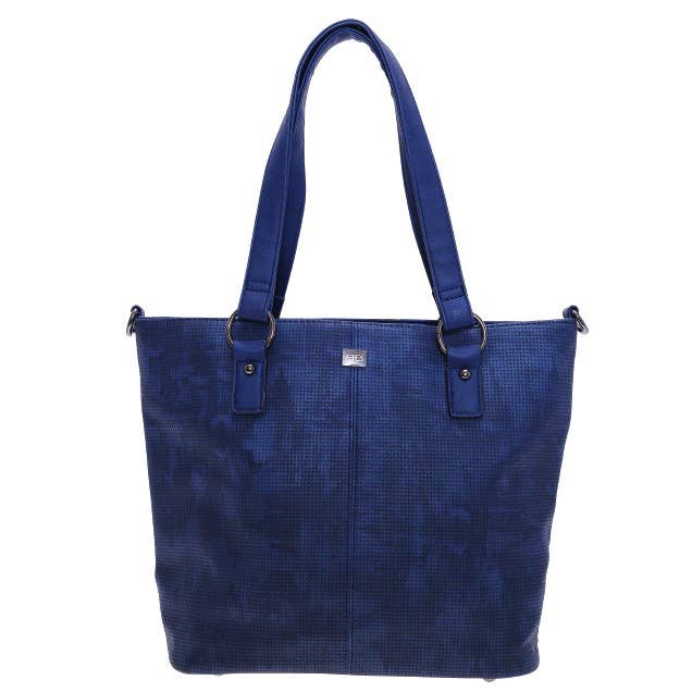 Bernardo Bossi - Wholesale Shoulder Bag - Women's - Bernardo Bossi Handbag Bowling Bag “Perforated