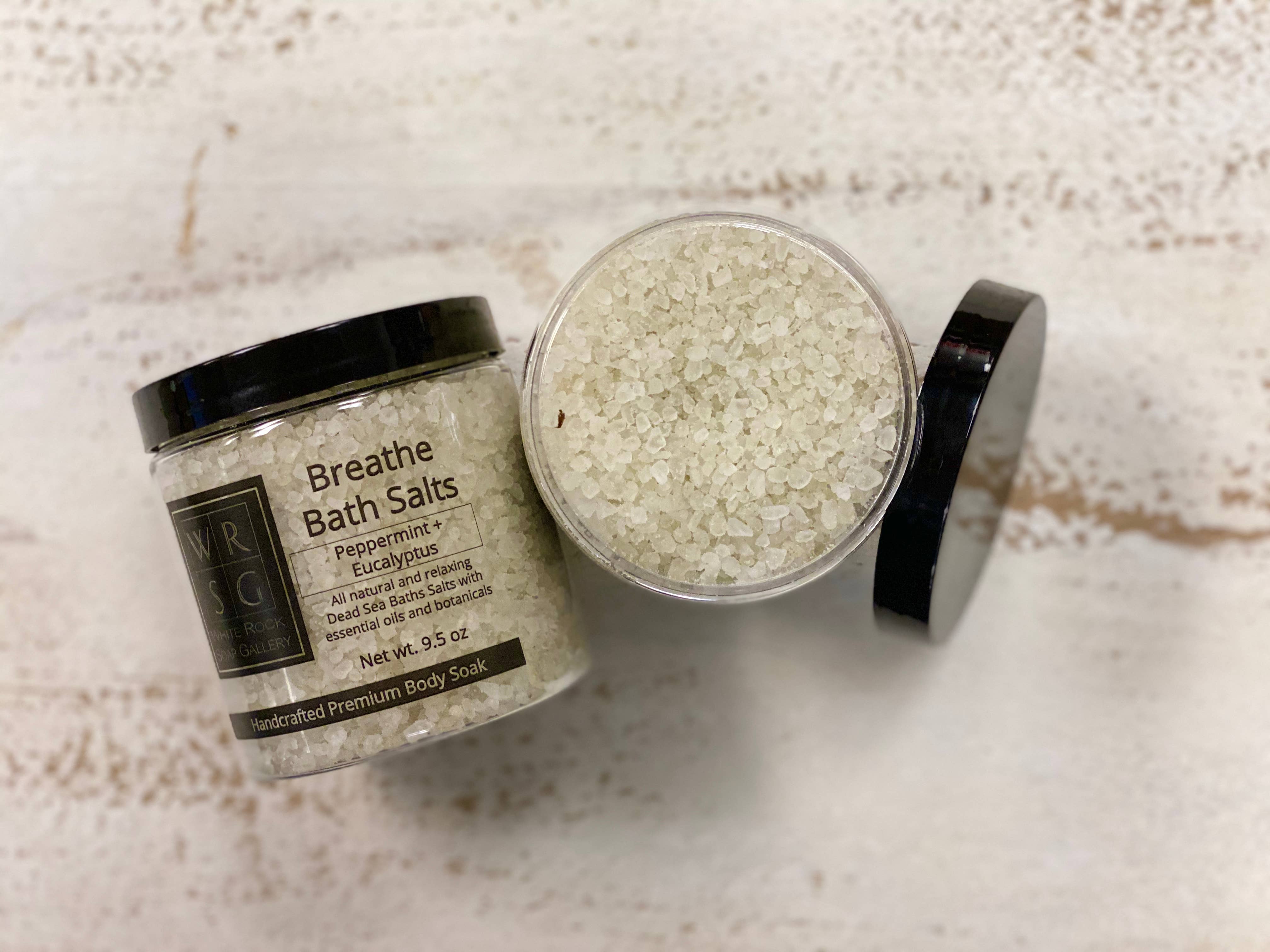 White Rock Soap Gallery - Wholesale Bath Salts - 9.5 oz Dead Sea Bath Salts1
