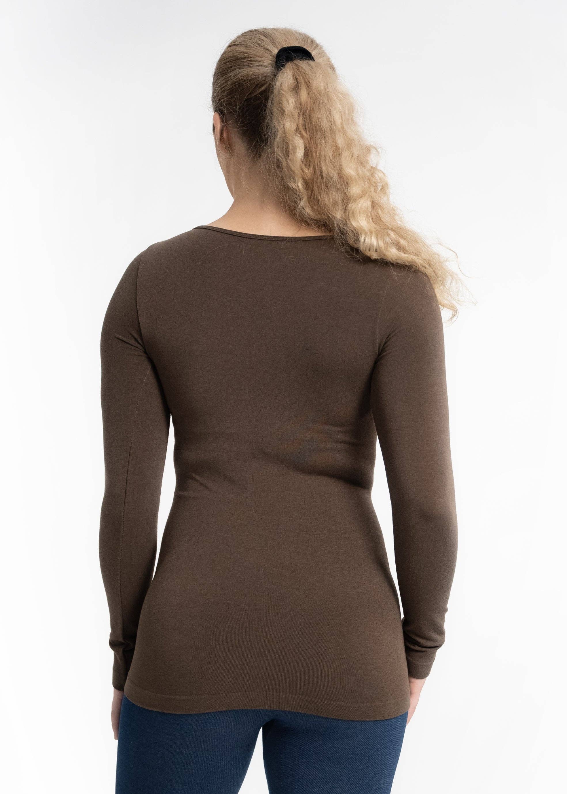 ELIETIAN - Vendita all'ingrosso Maglietta - Donna - Manica Lunga Reversibile95