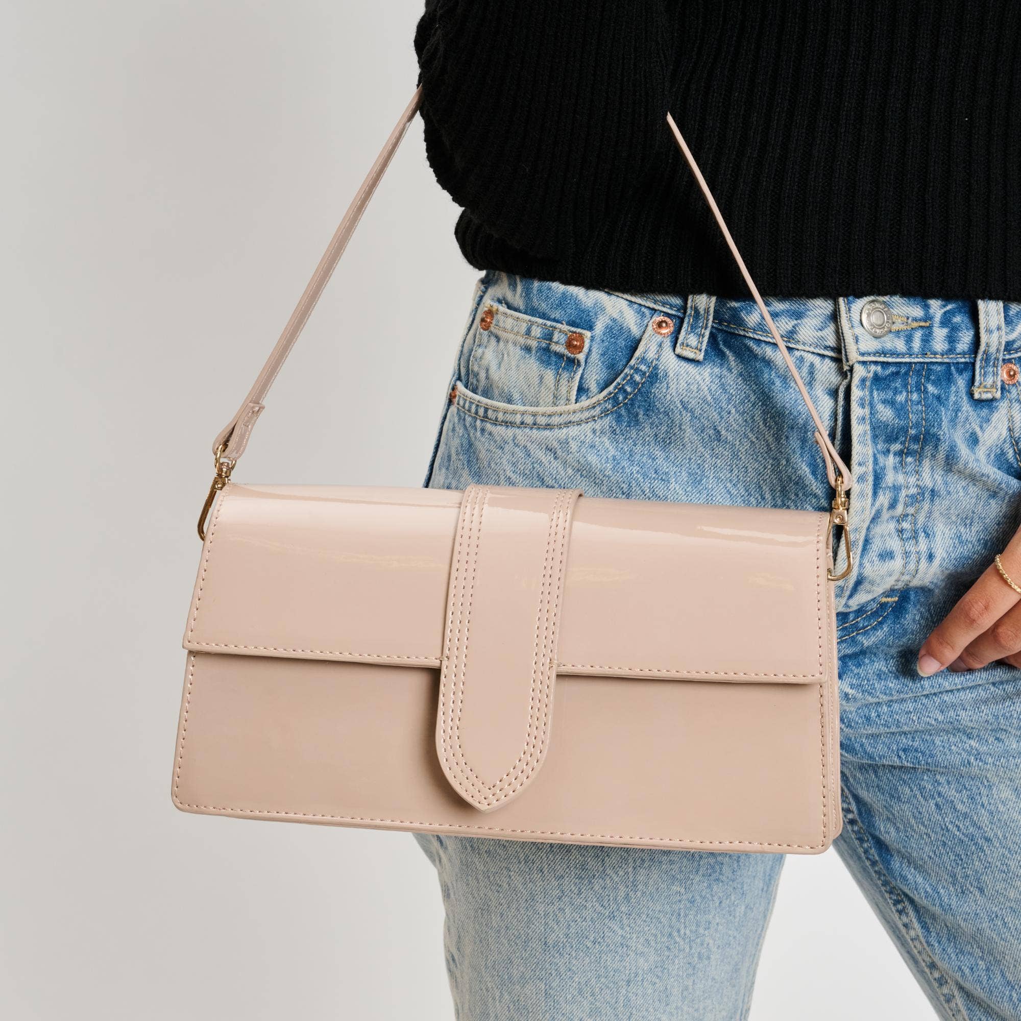 Moda Luxe - Vente Sac à bandoulière – femme - Violet - Sac à bandoulière verni18