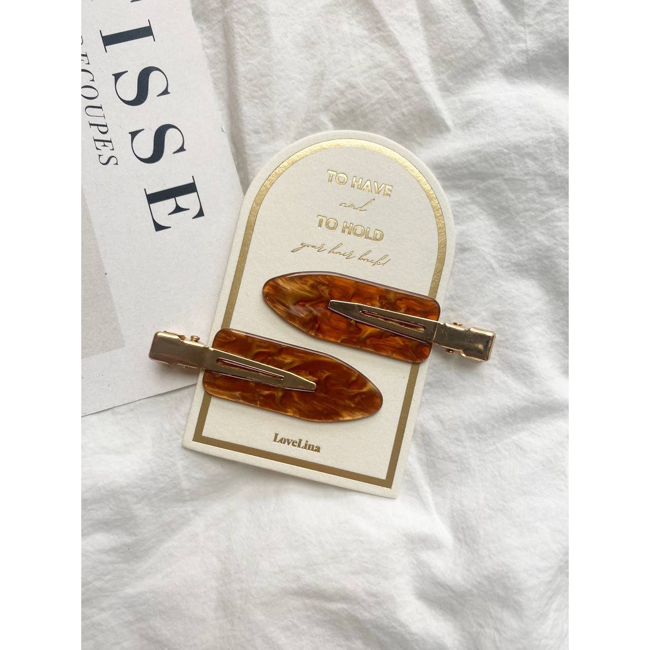 LoveLina - Vendita all'ingrosso Set di accessori per capelli - Donna - Set di fermagli per capelli senza pieghe - DEBBIE5