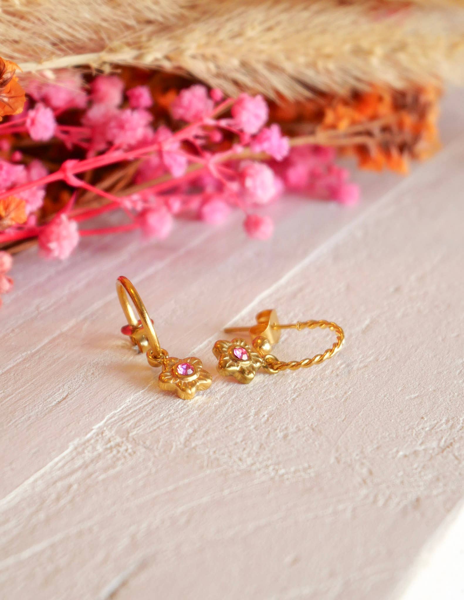 Azeria Création - Wholesale Huggie Earrings - Héna Mini Creole6