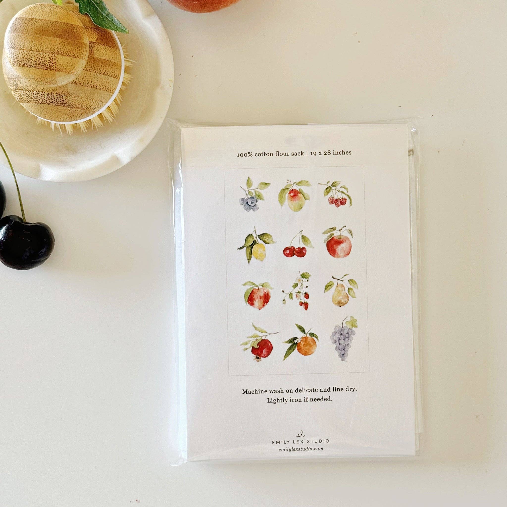 emily lex studio - Wholesale Tea towel - fruit tea towel1