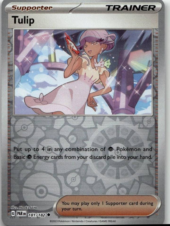 Pokémon SV04: Fenda Paradoxal - Tulipa #181/182 por atacado de Chronic Cards